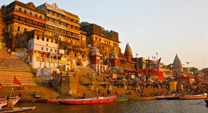 Ghats On Ganges Varanasi